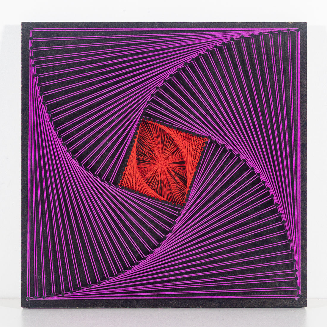 Mid-Century Modern Style Nail And String Art