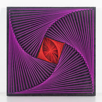 Mid-Century Modern Style Nail And String Art