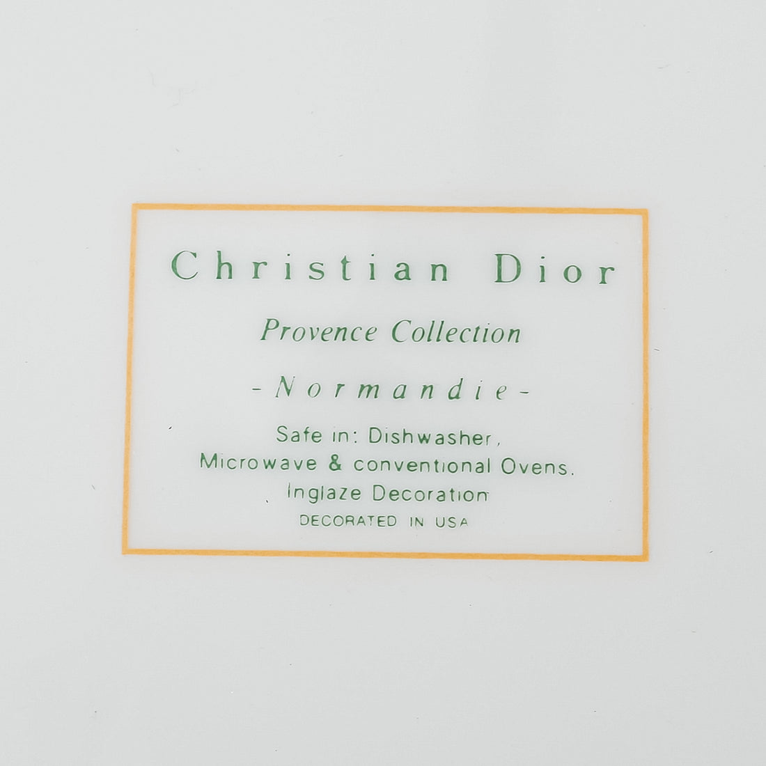 CHRISTIAN DIOR Provence Collection Normandie 30 Pieces