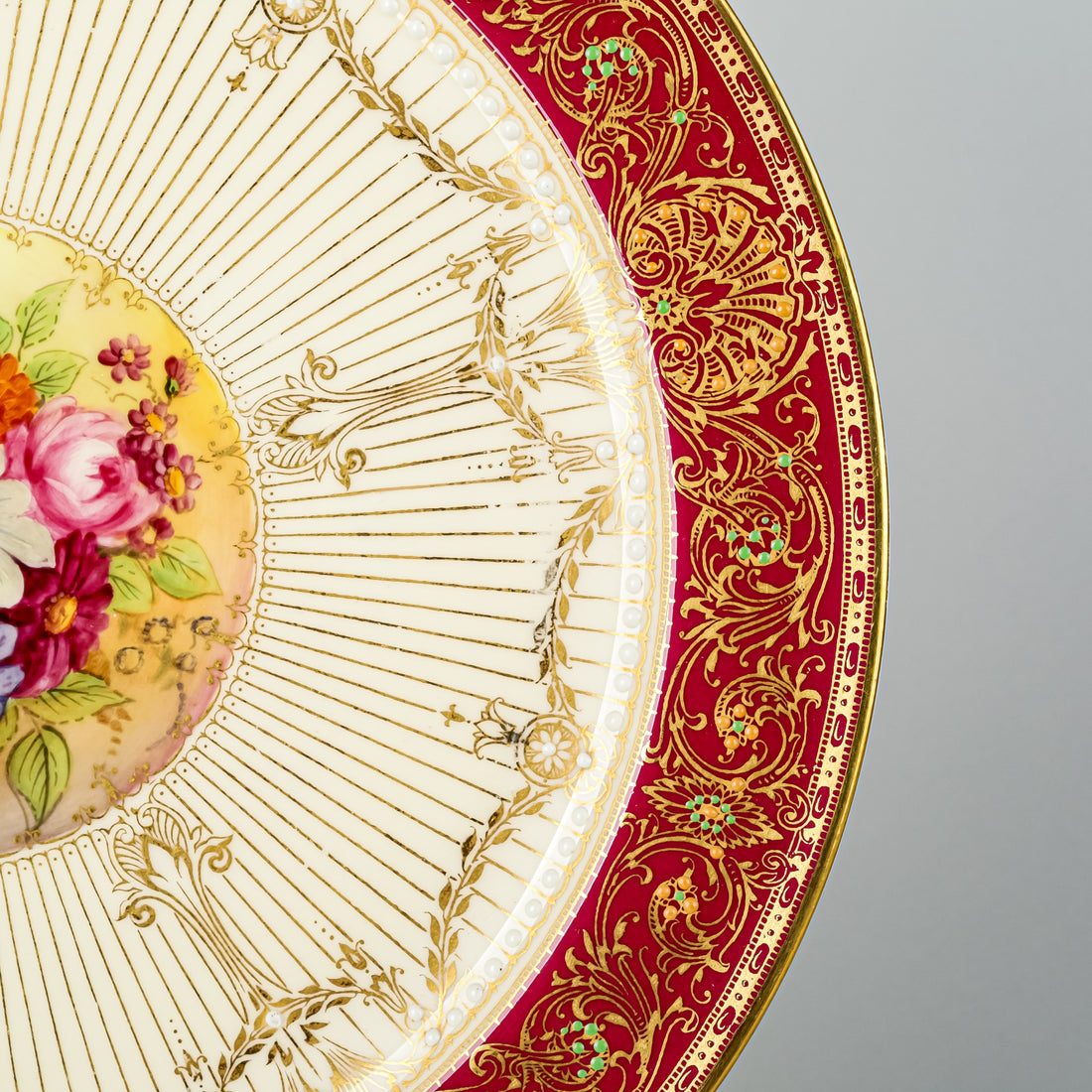 ROYAL WORCESTOR C2690 Horace Price Floral Dinner Plates Set Of 12