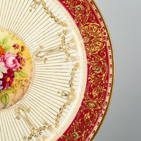 ROYAL WORCESTOR C2690 Horace Price Floral Dinner Plates Set Of 12