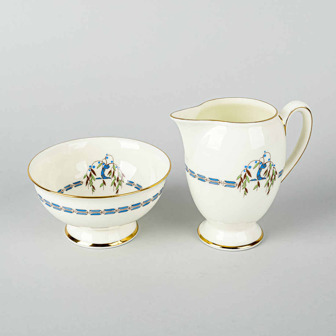 ROYAL DOULTON V1765 Willow Coffee Set 20 Pieces
