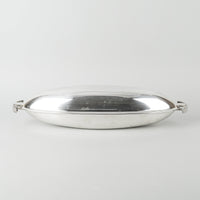 SABATTINI Conch-Table Silverplate Covered Fish Serving Dish