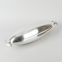 SABATTINI Conch-Table Silverplate Covered Fish Serving Dish