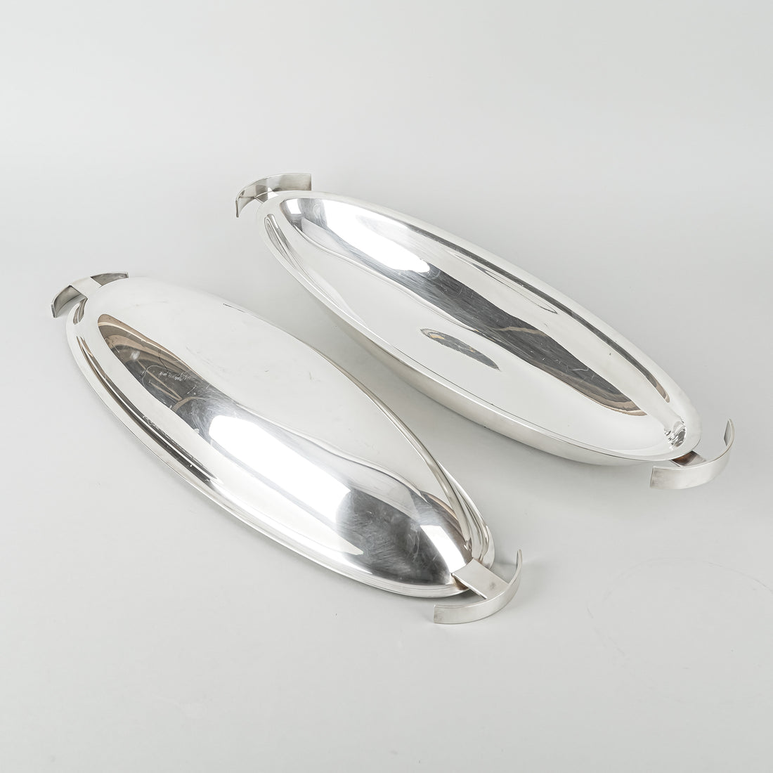 SABATTINI Conch-Table Silverplate Covered Fish Serving Dish