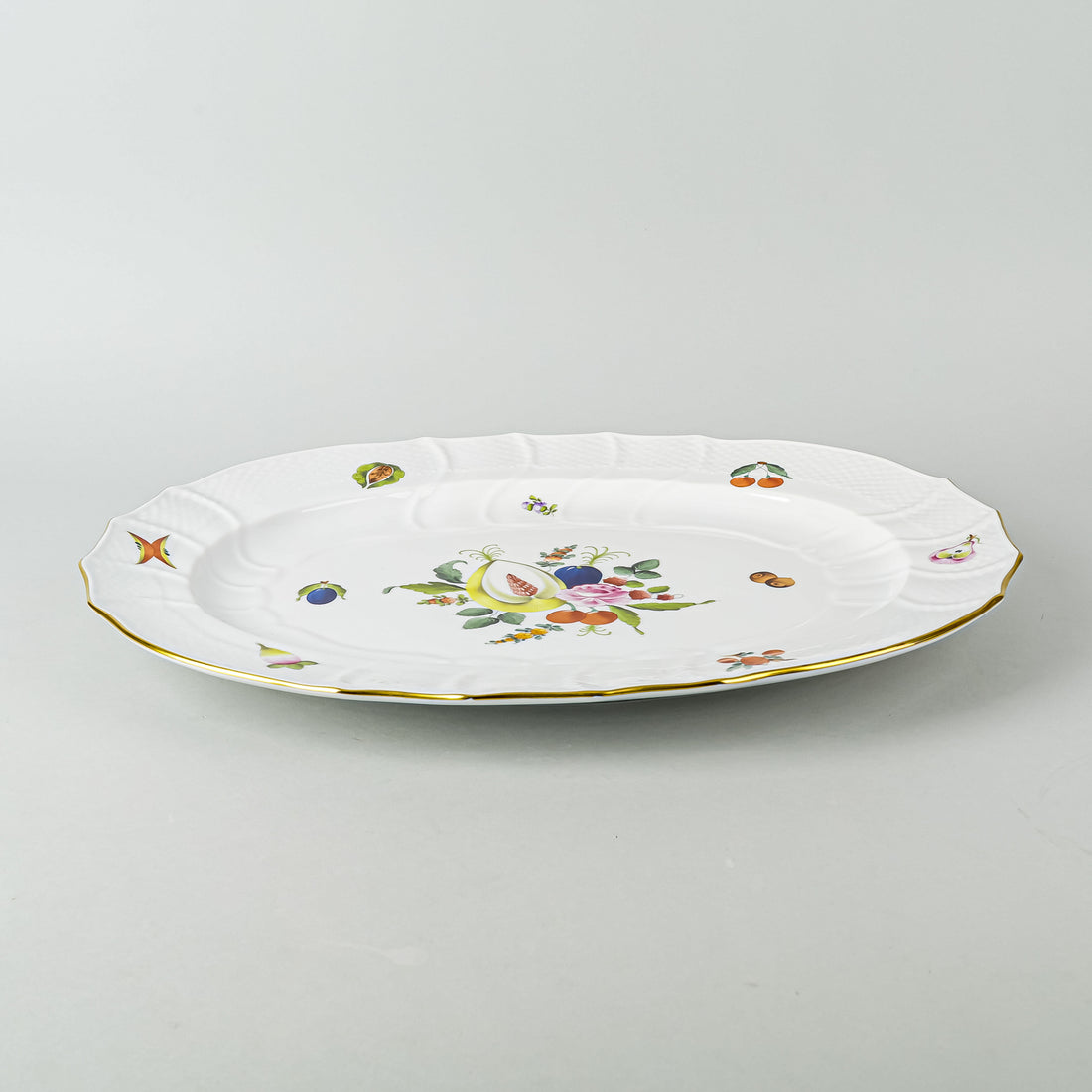 HEREND Fruits And Flowers Platter 1100