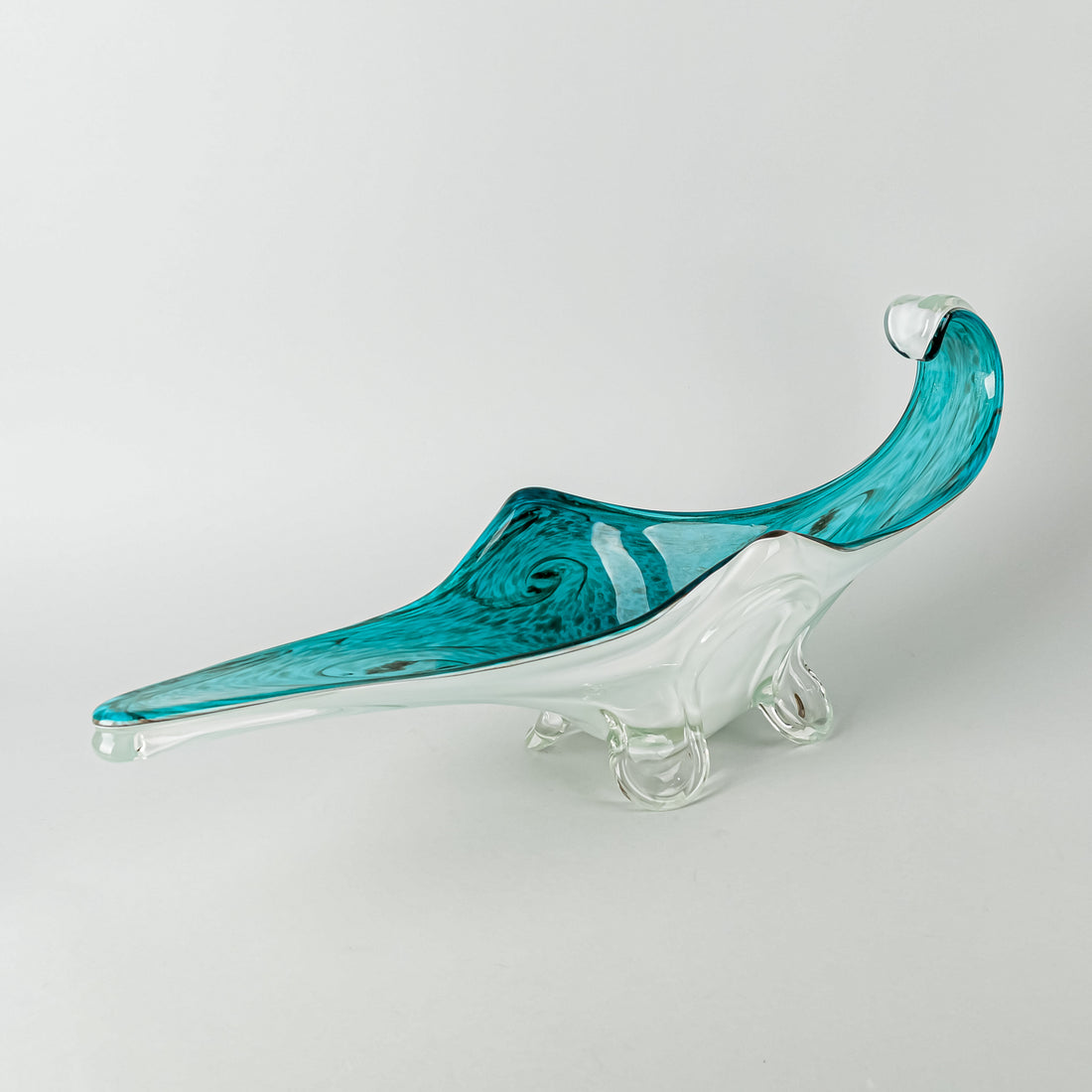 Murano Fratelli Toso Style Ermanno Toso Art Glass Gondola