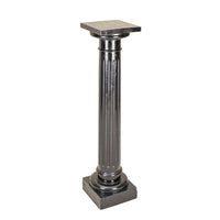 Black Painted Wooden Pillar