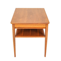 Vintage Walnut End Tables Set of 2