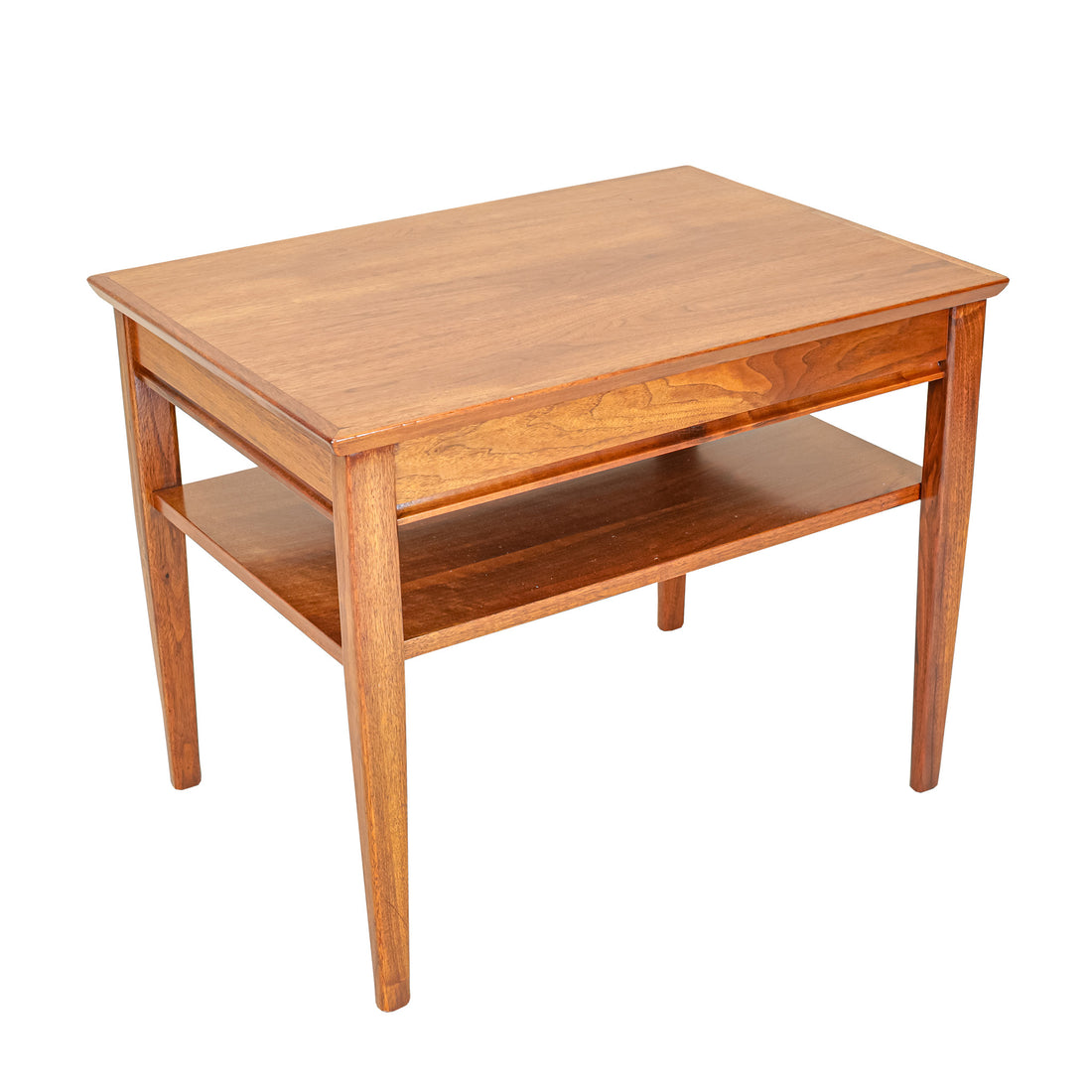 Vintage Walnut End Tables Set of 2