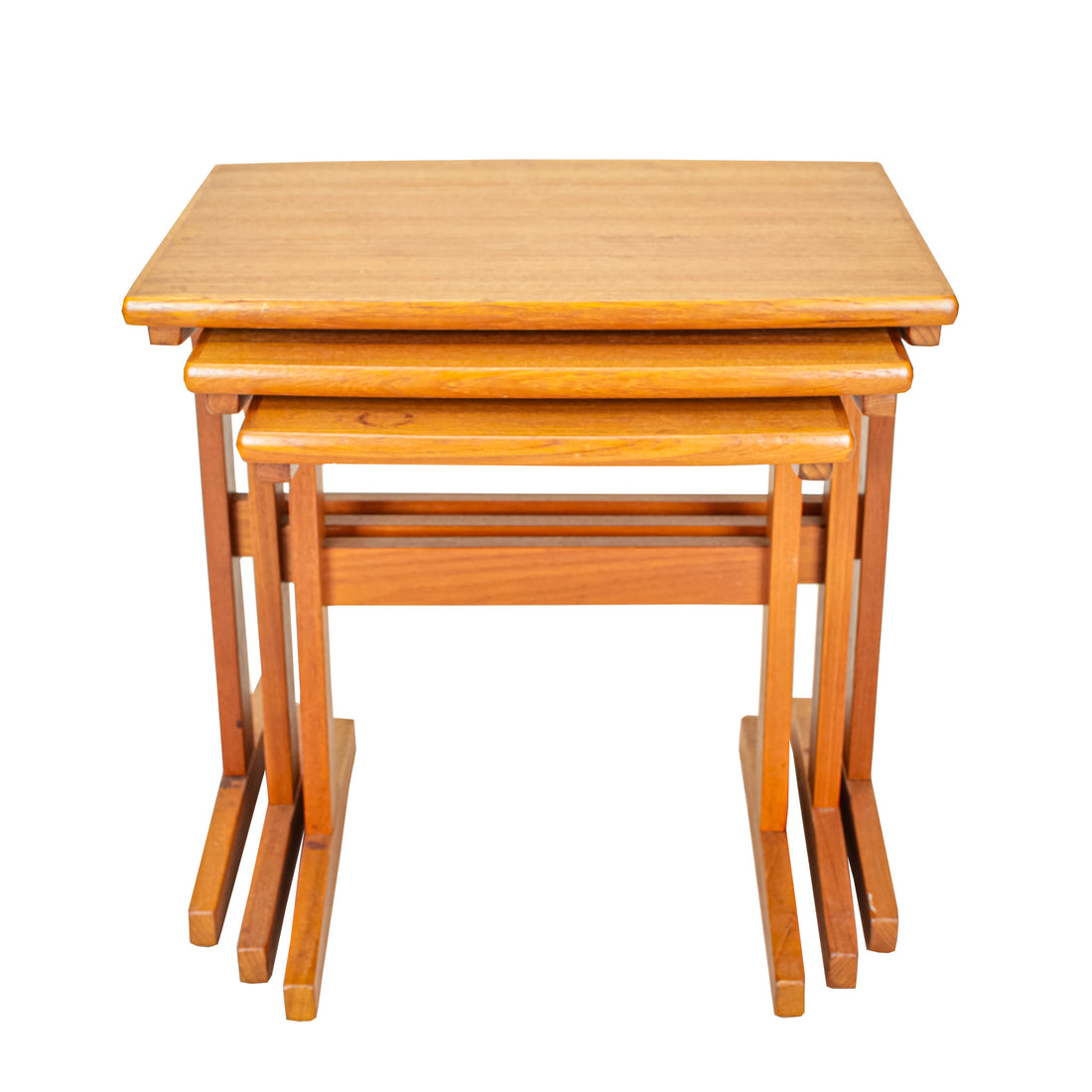 Vintage Teak Nesting Tables Set of 3