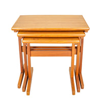 Vintage Teak Nesting Tables Set of 3