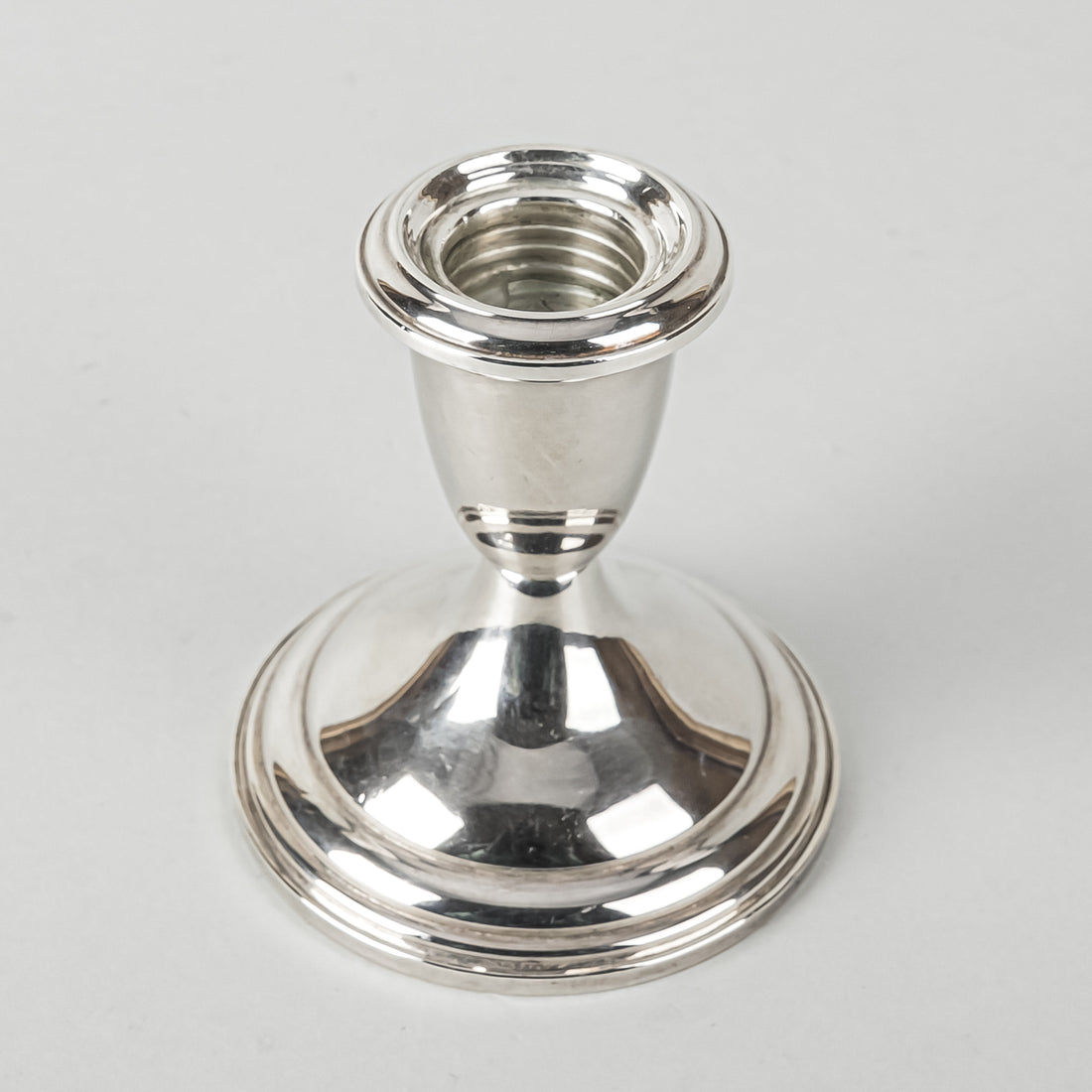 EMPIRE Sterling Candlesticks Set of 2