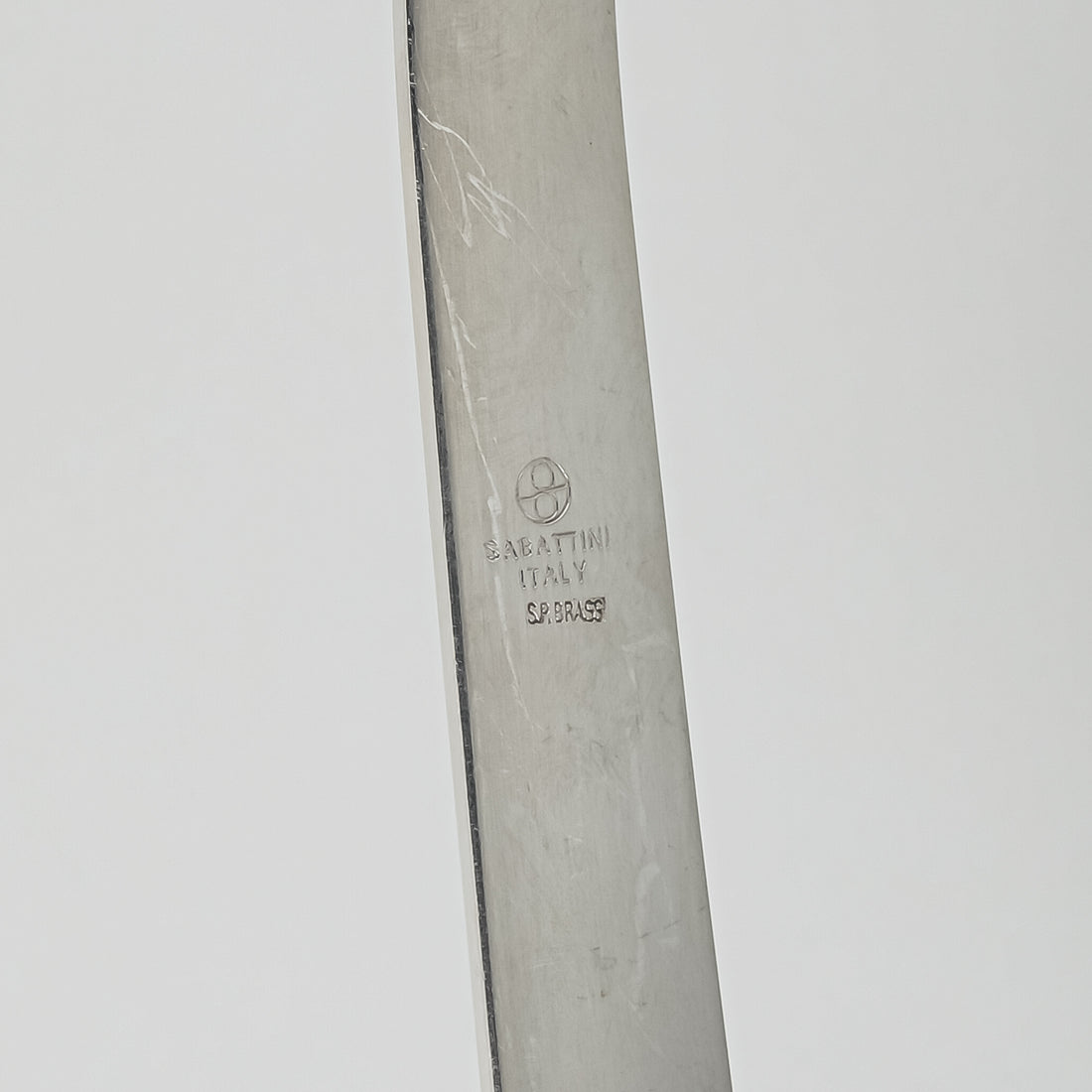 SABATTINI Modernist Silver Plate Serving Fork