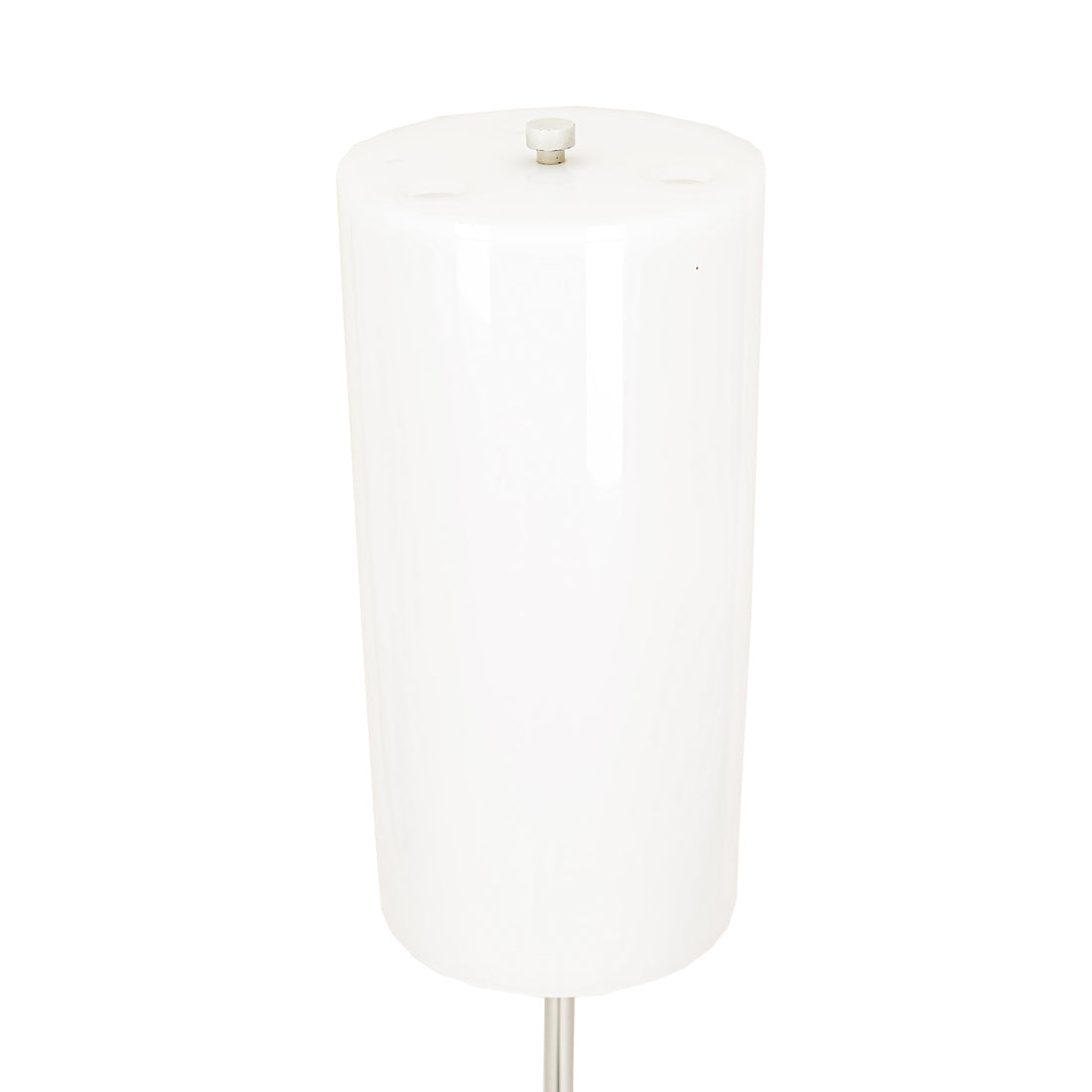 HABITAT Vintage Chrome Lamp w/White Acrylic Shade