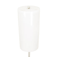 HABITAT Vintage Chrome Lamp w/White Acrylic Shade