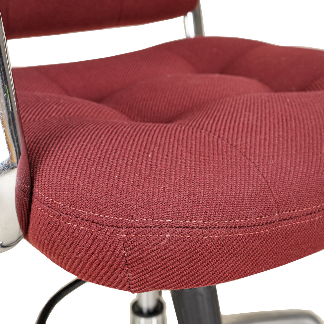STEELCASE Vintage Office Chair Burgandy Upholstery