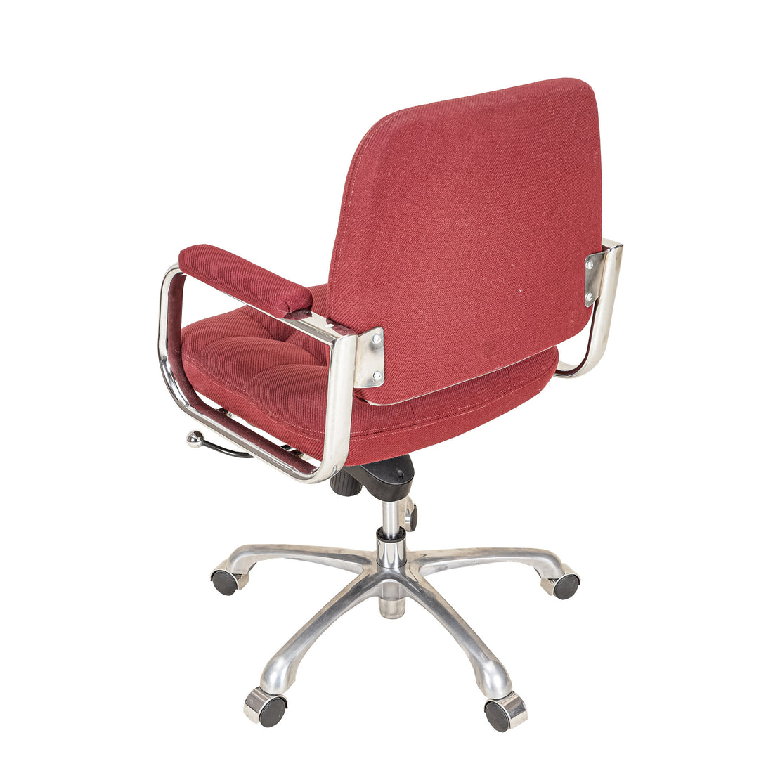 STEELCASE Vintage Office Chair Burgandy Upholstery