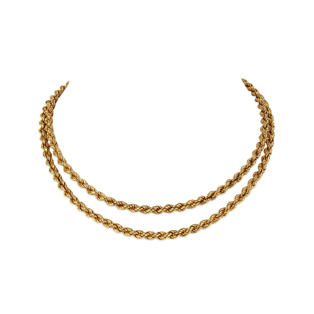 18K Yellow Gold Rope Chain