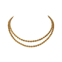 18K Yellow Gold Rope Chain