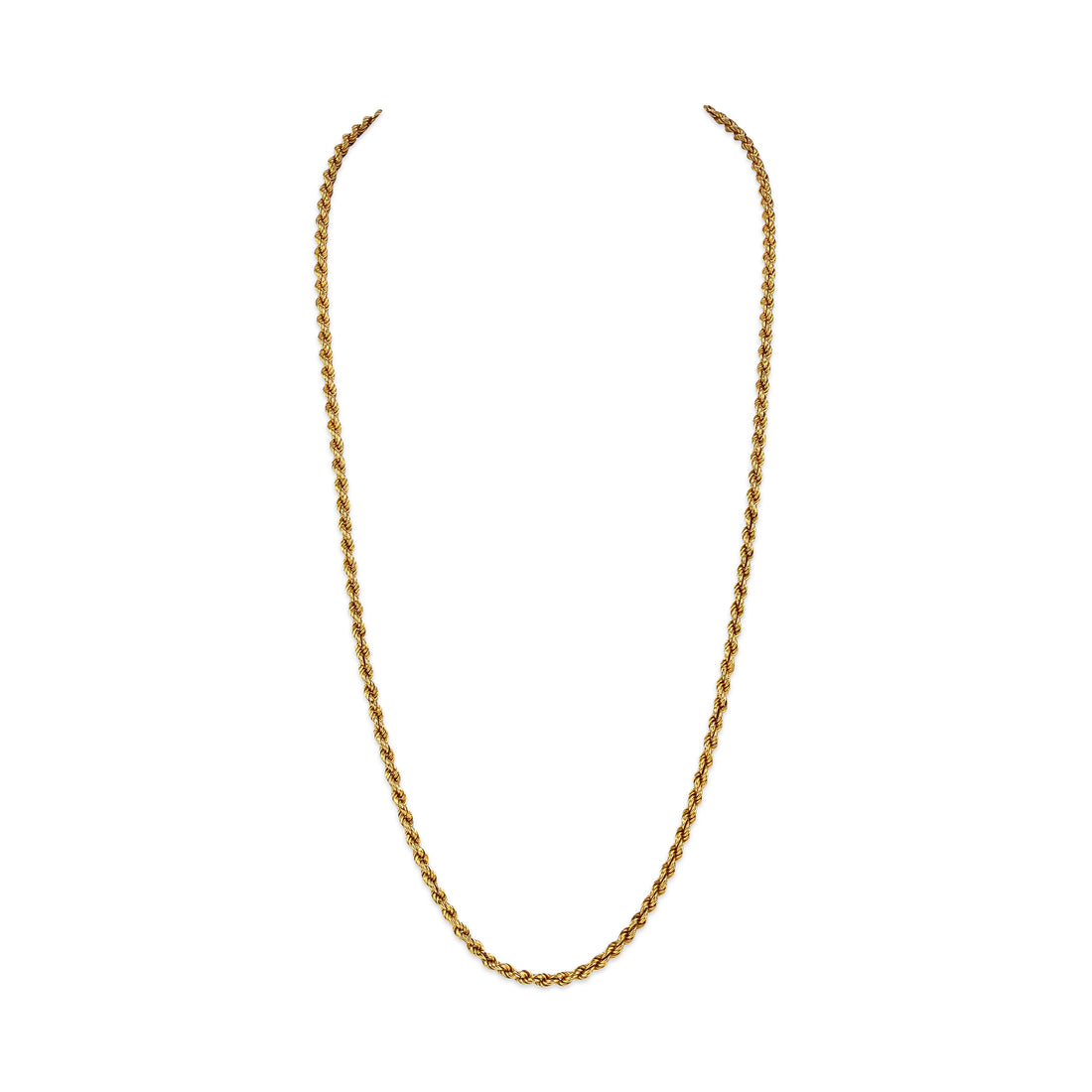 18K Yellow Gold Rope Chain