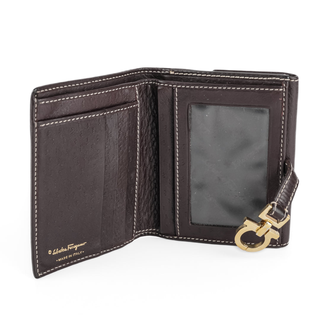 SALVATORE FERRAGAMO Small Wallet - Brown Leather