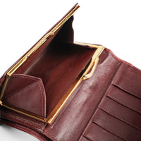 CARTIER Vintage Wallet - Burgundy Leather