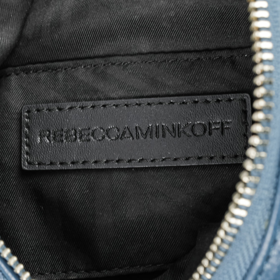 REBECCA MINKOFF Julian Backpack - Blue Leather