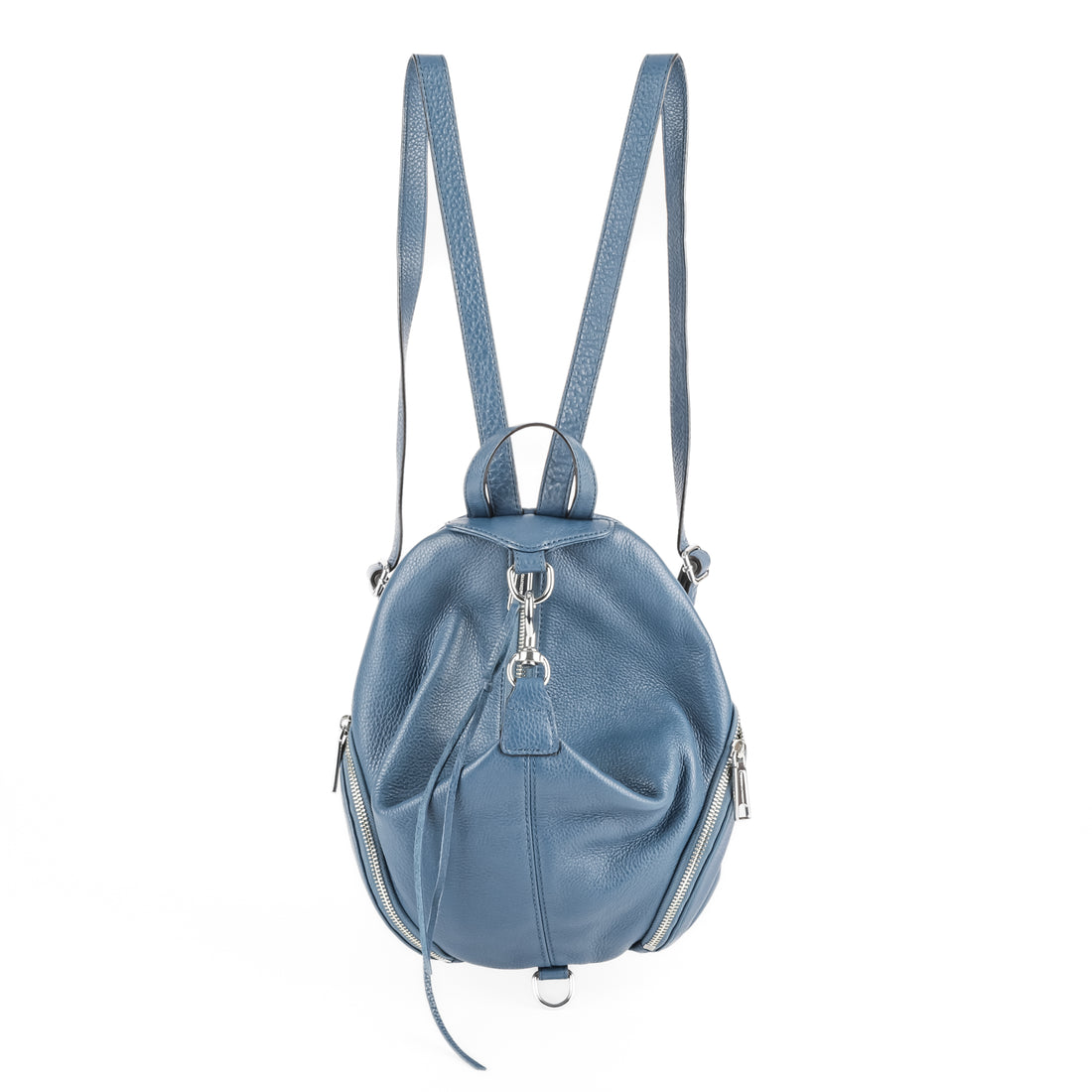 REBECCA MINKOFF Julian Backpack - Blue Leather