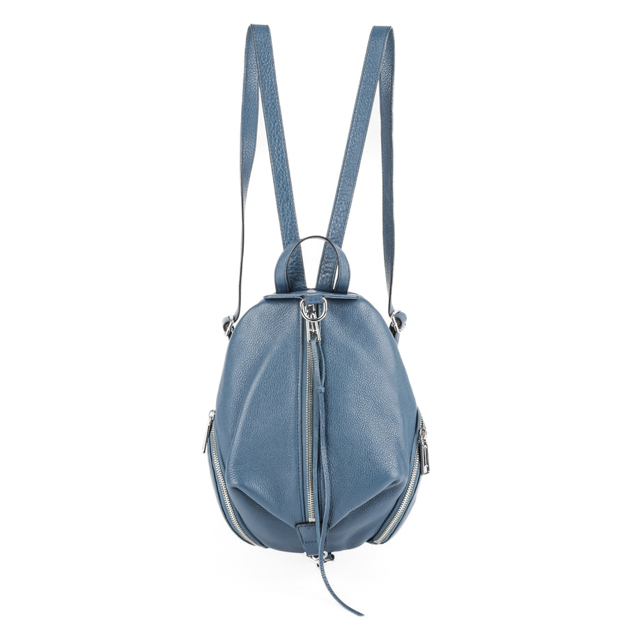 REBECCA MINKOFF Julian Backpack - Blue Leather
