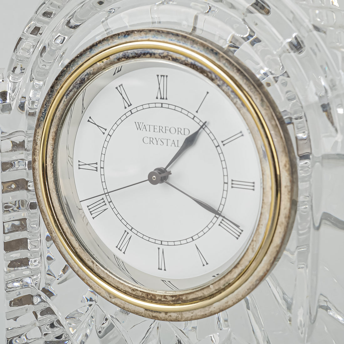 WATERFORD Crystal Carriage Clock Large
