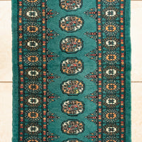 Hand Knotted Wool Bokhara Style Runner            129"x26"