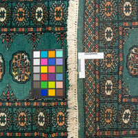 Hand Knotted Wool Bokhara Style Runner            129"x26"
