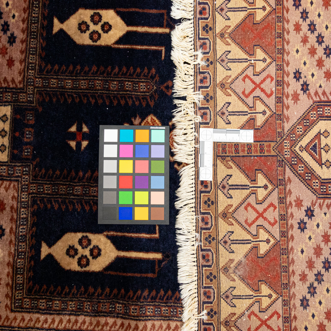 Wool Afghan Style Prayer Rug