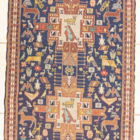 Wool Flatweave Afghan Style Runner