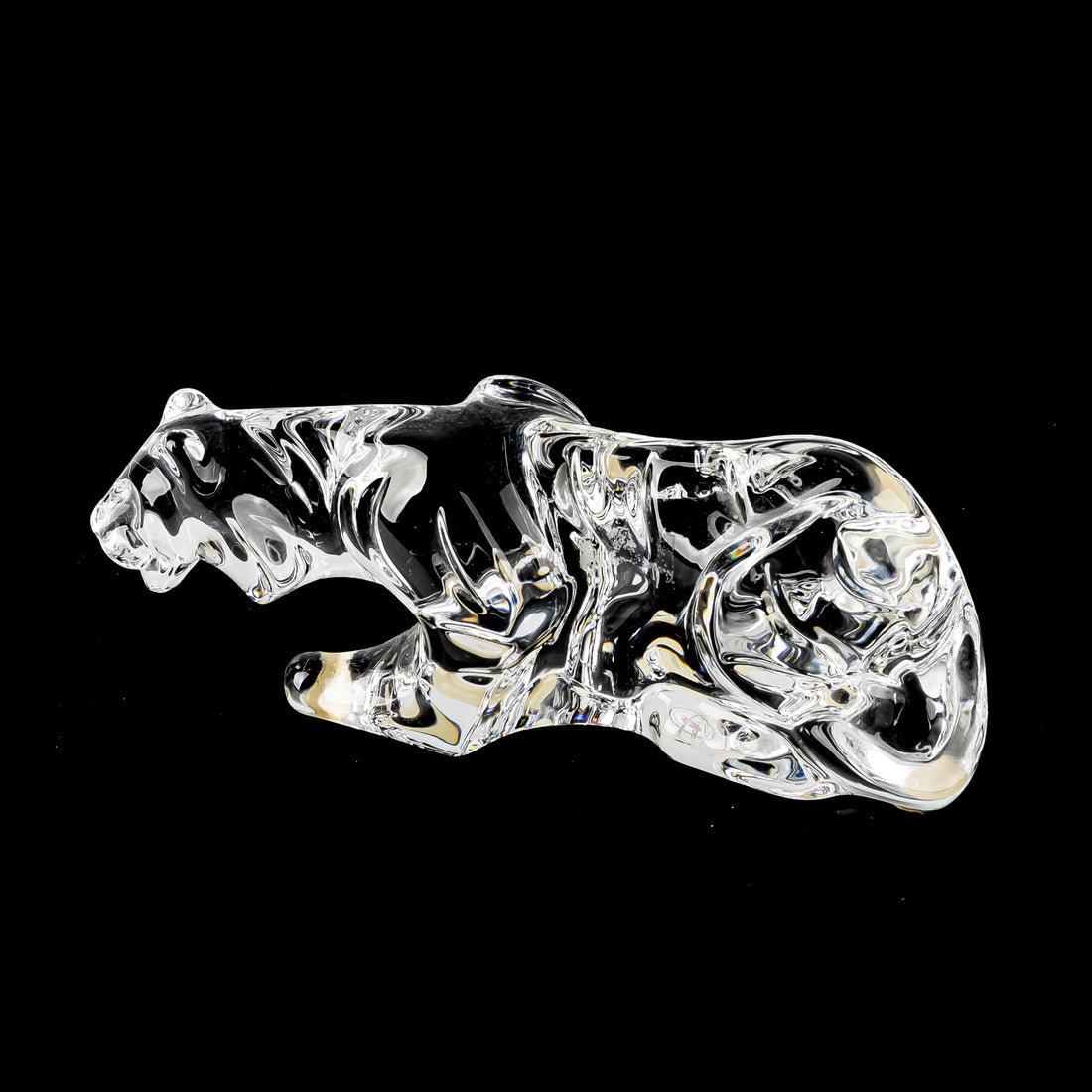 BACCARAT Figurine Crouching Tiger