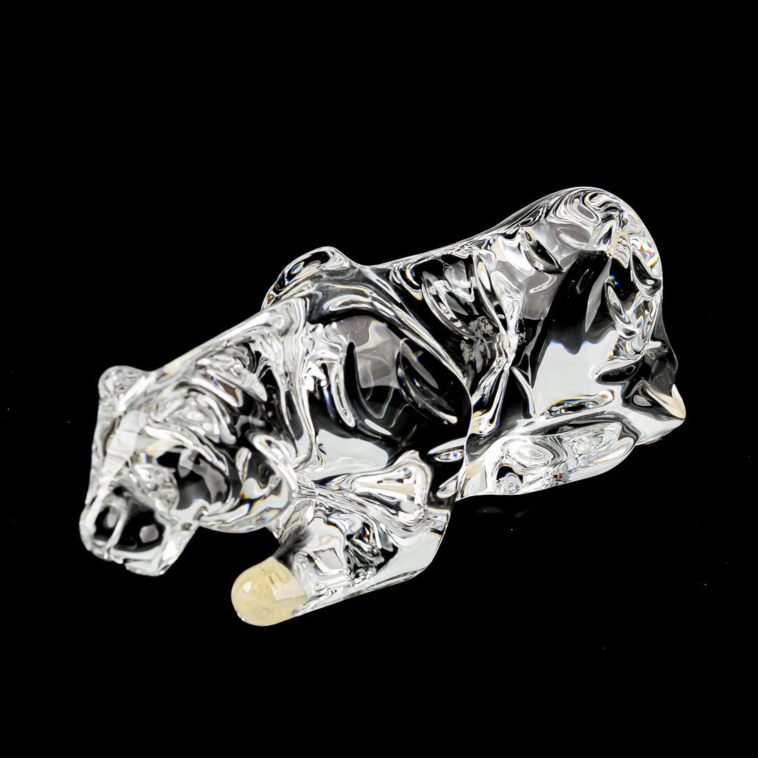 BACCARAT Figurine Crouching Tiger
