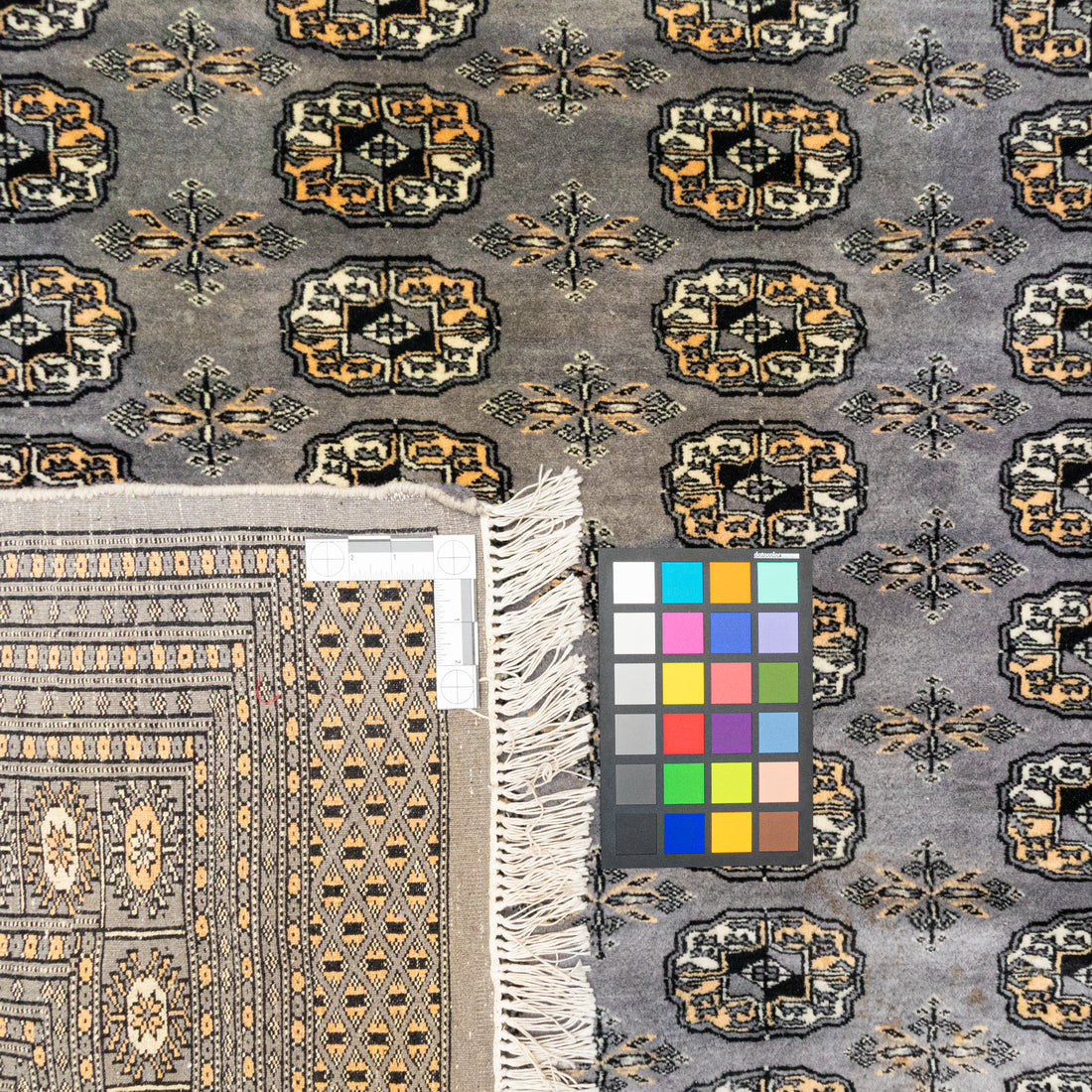 Hand Knotted Fine Bokhara Style Wool Rug        104"x73"