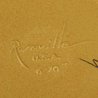 ROSEVILLE Clematis Autumn Brown Console Bowl 6-10"