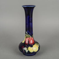 MOORCROFT Wisteria Blue Ground Bud Vase