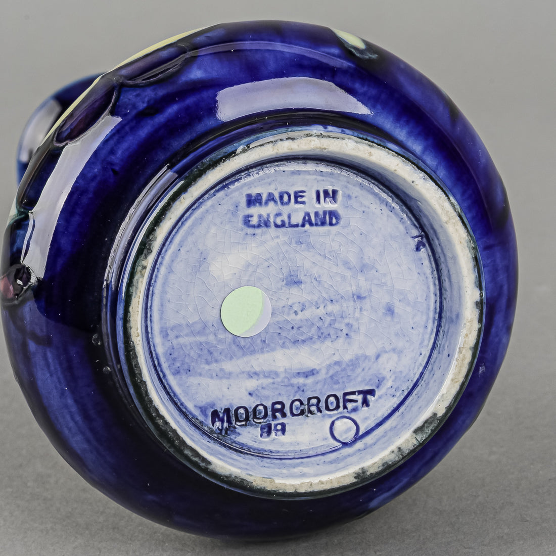 MOORCROFT Wisteria Blue Ground Bud Vase