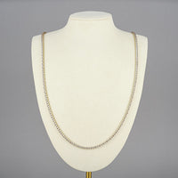 BASKIN BROTHERS Sterling Silver And 18K Chain Necklace