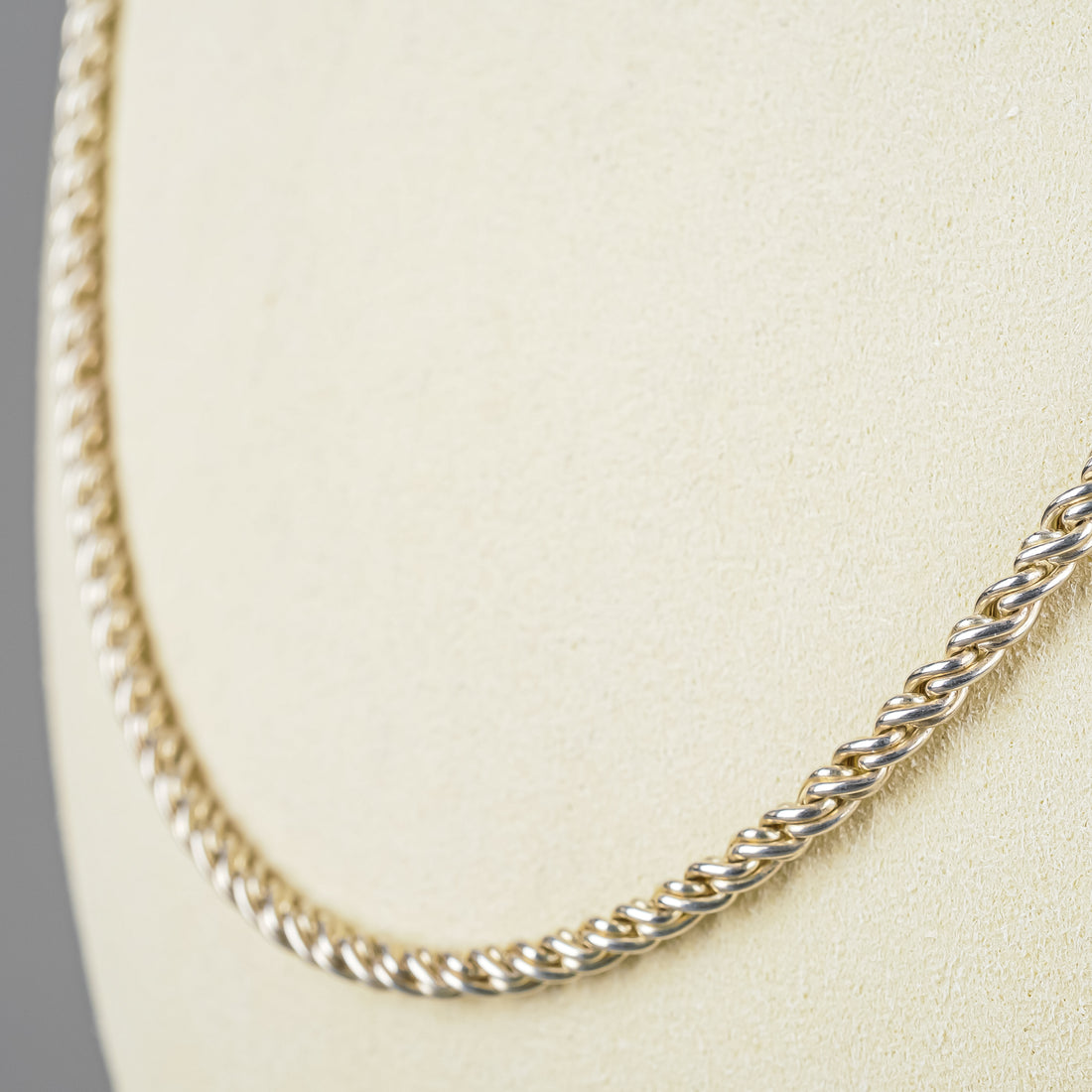 BASKIN BROTHERS Sterling Silver And 18K Chain Necklace