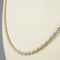 BASKIN BROTHERS Sterling Silver And 18K Chain Necklace