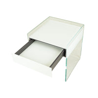 PAIR GLAS ITALIA Float End Tables