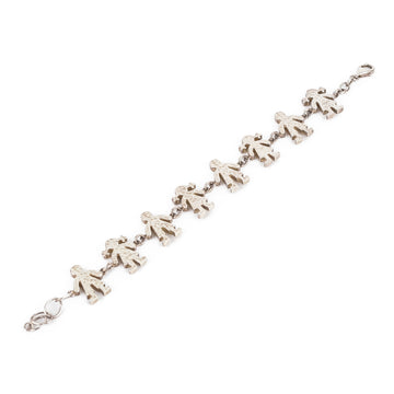 Sterling Boy And Girl Link Bracelet