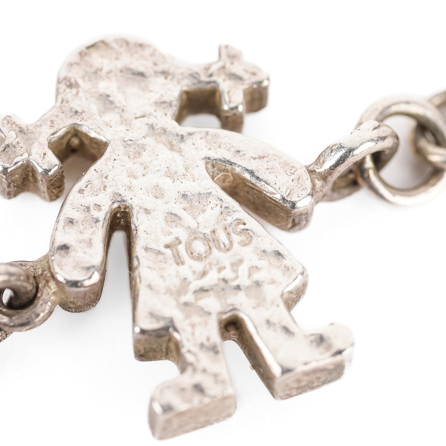 Sterling Boy And Girl Link Bracelet