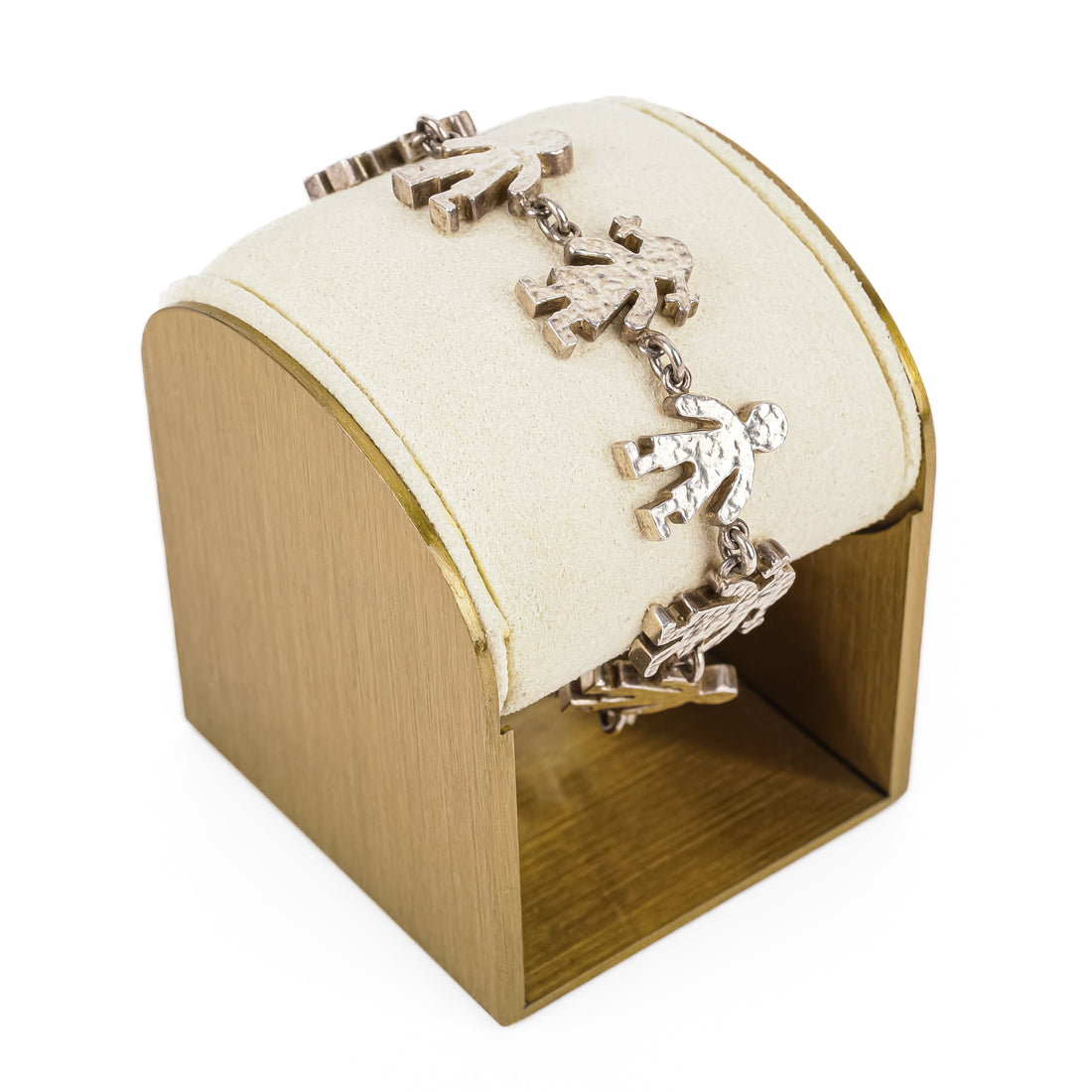 Sterling Boy And Girl Link Bracelet