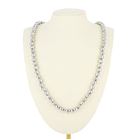 MIRIAM HASKELL Faux Grey Pearl Necklace