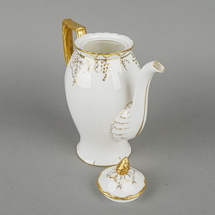 ROYAL CROWN DERBY A929 Vine Ellis Spray Coffee Set 15 Pieces
